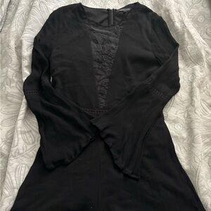 Kendall & Kylie Black Long Sleeve Dress